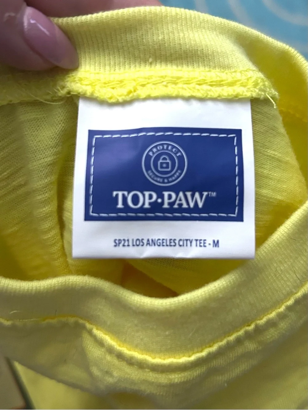NWT Set of 2 Top Paw Dog Tshirts Shirts Pink Tie Dye & Los Angeles California